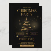 Weihnachtsfeier Party Einladung (Vorne/Hinten)