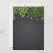 Weihnachtsfeier Party Einladung (Rückseite)