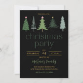 Weihnachtsfeier Party Einladung (Vorderseite)