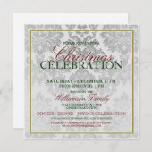 Weihnachtsfeier Party Einladung (Vorne/Hinten)