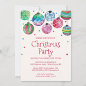 Weihnachtsfeier Party Einladung (Vorderseite)