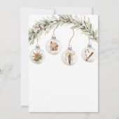 Weihnachtsfeier-Party Einladung (Rückseite)