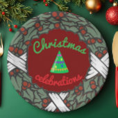 Weihnachtsfeier Party Teller