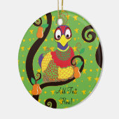 Weihnachtsfeier personalisieren keramik ornament (Links)