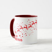 Weihnachtsfeier, personalisieren tasse (Vorderseite Links)