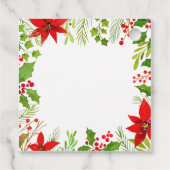 Weihnachtsfeier Personalisiert Geschenkanhänger (Rückseite)