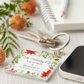 Weihnachtsfeier Personalisiert Schlüsselanhänger (Vorderseite rechts)