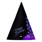 Weihnachtsfeier Pink Blau Baum Winter Schwarz Rust Partyhütchen (Links)