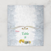 Weihnachtsfeier Platzkarte (Außenseite Aufgefaltet)