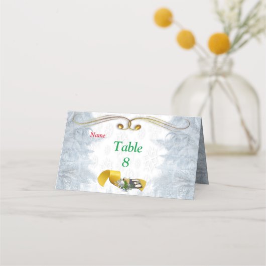 Weihnachtsfeier Platzkarte (Vorderseite)