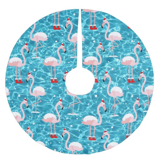 Weihnachtsfeier Polyester Weihnachtsbaumdecke (Vorderseite)