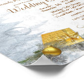 Weihnachtsfeier Poster (Ecke)