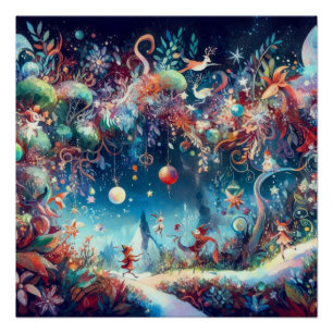 Weihnachtsfeier Poster