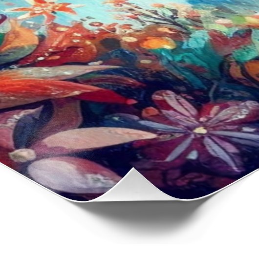 Weihnachtsfeier Poster (Ecke)