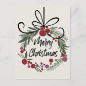 Weihnachtsfeier Postkarte (Vorderseite)