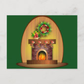 Weihnachtsfeier Postkarte (Vorderseite)