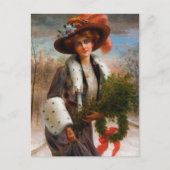 Weihnachtsfeier Postkarte (Vorderseite)