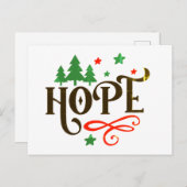 Weihnachtsfeier Postkarte (Vorne/Hinten)