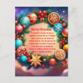 Weihnachtsfeier Postkarte (Vorderseite)