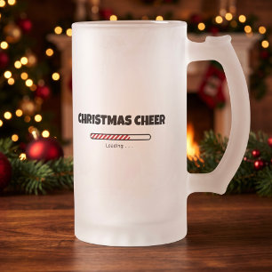 Weihnachtsfeier - Progress-Bar - Ladung Mattglas Bierglas