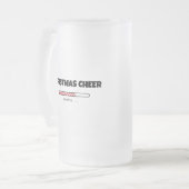 Weihnachtsfeier - Progress-Bar - Ladung Mattglas Bierglas (Vorderseite Links)