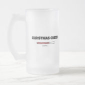 Weihnachtsfeier - Progress-Bar - Ladung Mattglas Bierglas (Links)