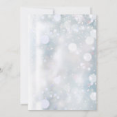 Weihnachtsfeier Red Berries Snow Company Einladung (Rückseite)