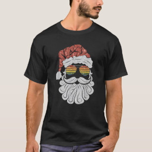 Weihnachtsfeier Retro Sonnenbrille Weihnachten Wei T-Shirt