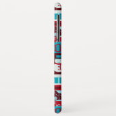 Weihnachtsfeier (rot/blau) Case-Mate iPhone hülle (Hinten/Links)