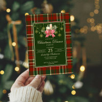 Weihnachtsfeier rot grün kariert Tannenbaum Schlei