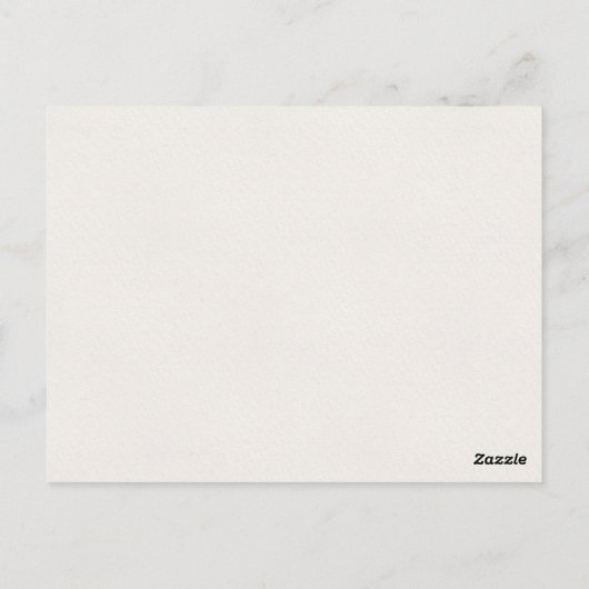 Weihnachtsfeier Rote Grüne Blumenhochzeit Postkarte (Rückseite)