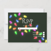 Weihnachtsfeier RSVP Karte (Vorderseite)