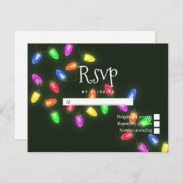 Weihnachtsfeier RSVP Karte
