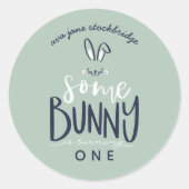 Weihnachtsfeier Runder Aufkleber (Vorderseite)