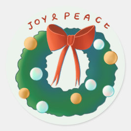 Weihnachtsfeier Runder Aufkleber