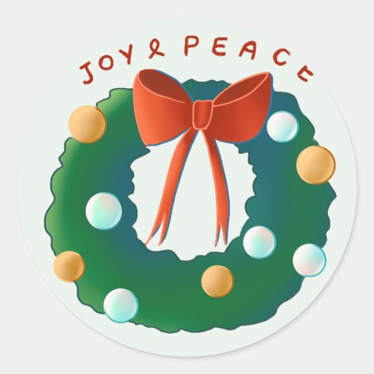 Weihnachtsfeier Runder Aufkleber (Vorderseite)