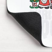 Weihnachtsfeier Santa Elf Xmas Familie Kinder Jung Mousepad (Ecke)