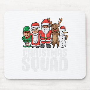 Weihnachtsfeier Santa Elf Xmas Familie Kinder Jung Mousepad