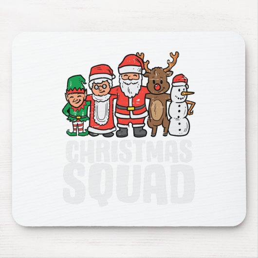 Weihnachtsfeier Santa Elf Xmas Familie Kinder Jung Mousepad (Vorne)