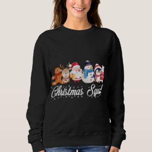 Weihnachtsfeier Santa Reindeer Snowman Gingerbrot Sweatshirt