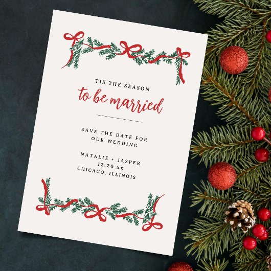 Weihnachtsfeier Save The Date