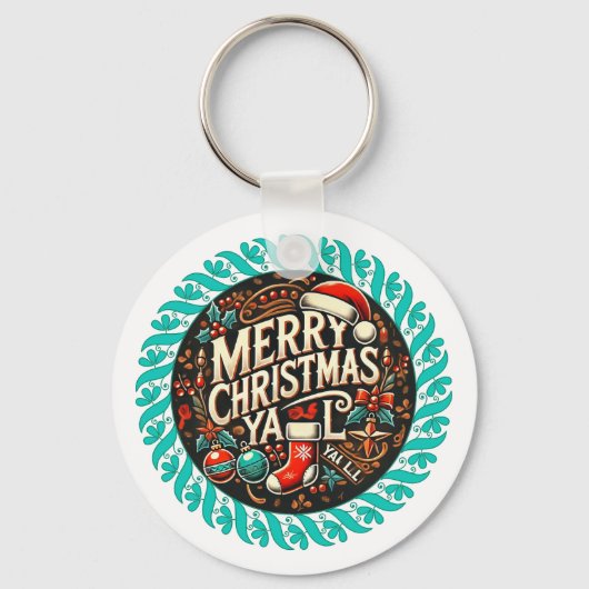 Weihnachtsfeier Schlüsselanhänger (Vorderseite)
