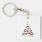 Weihnachtsfeier Schlüsselanhänger (Vorderseite)