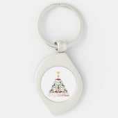 Weihnachtsfeier Schlüsselanhänger (Vorderseite)