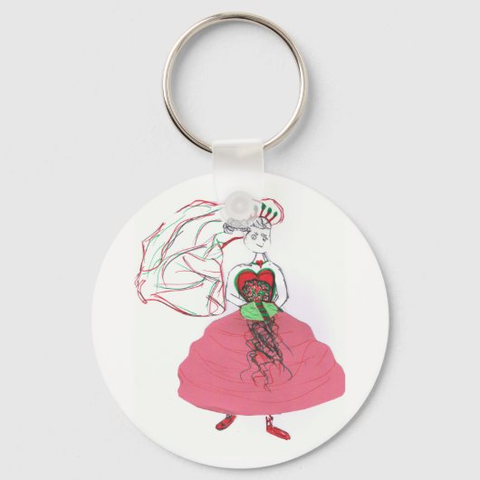 Weihnachtsfeier Schlüsselanhänger (Vorderseite)