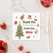 Weihnachtsfeier Serviette (Beispiel)