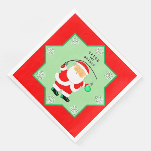 Weihnachtsfeier Serviette (Ecke)