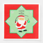 Weihnachtsfeier Serviette (Vorderseite)