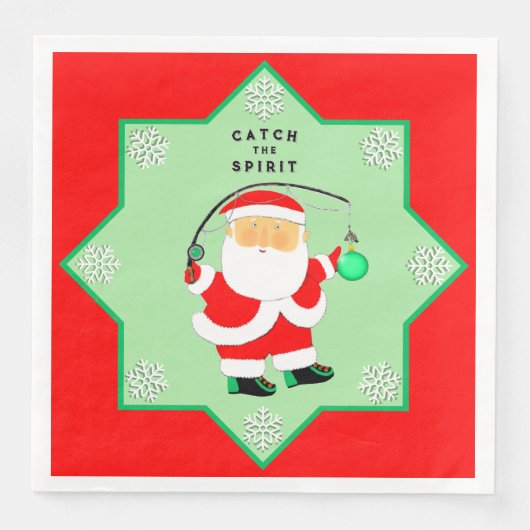 Weihnachtsfeier Serviette (Vorderseite)