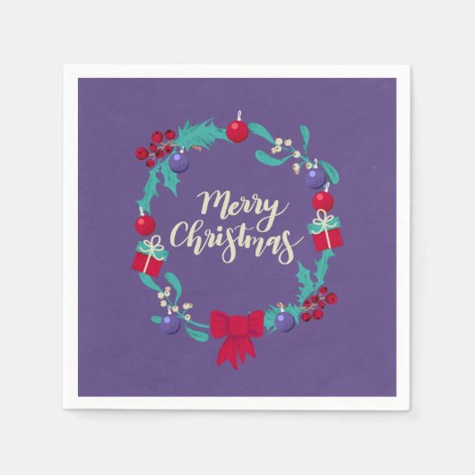 Weihnachtsfeier Serviette (Vorderseite)